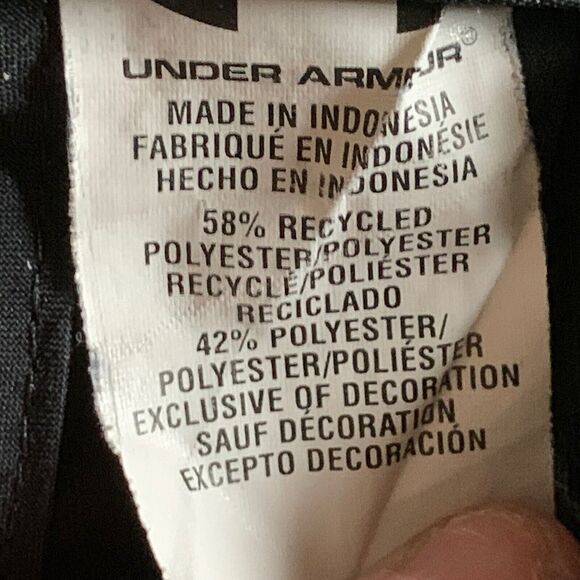 Under Armour Black Golf Shorts Men 34 Multi Snap Pockets Polyester - Picture 11 of 14